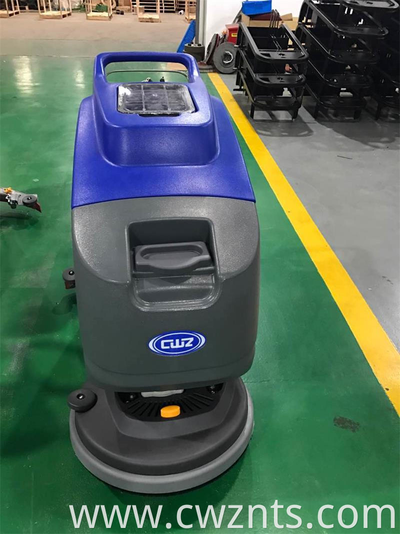 Manual scrubber CWZ concrete floor cleaning machine